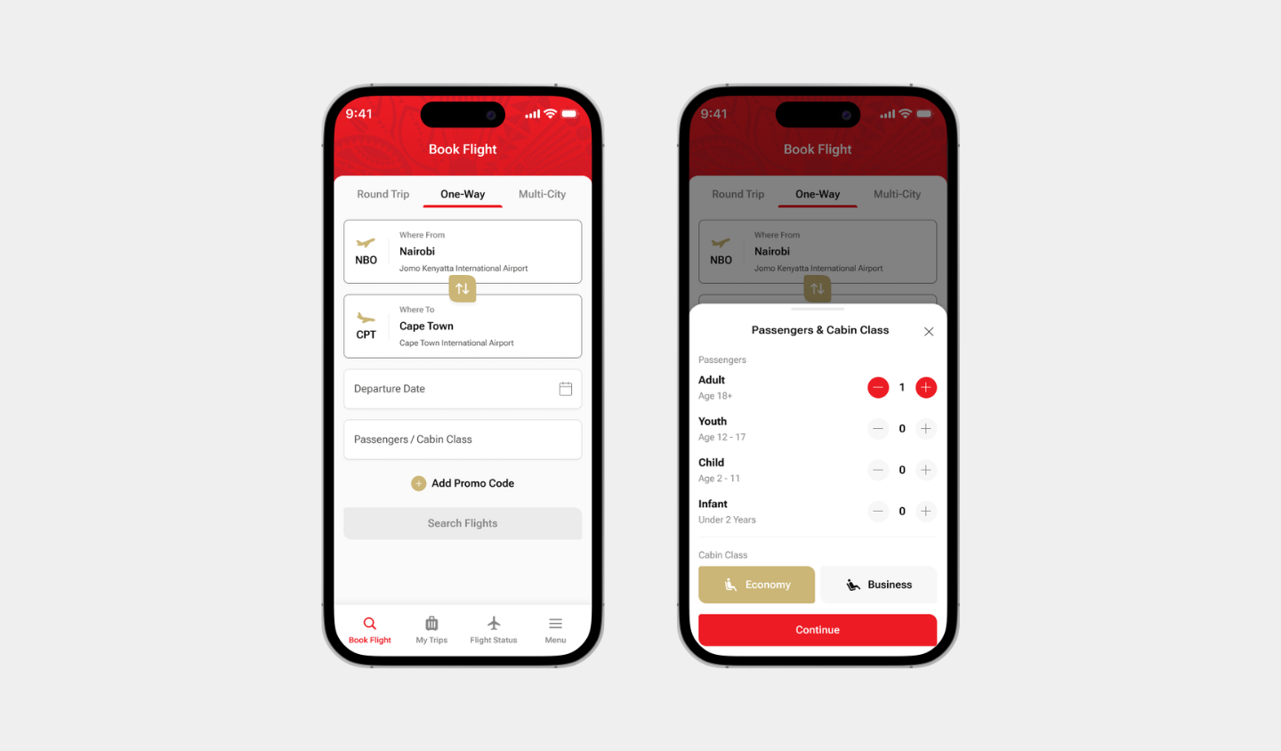 Kenya Airways Mobile App React Native